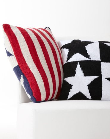Strickanleitung - Kissen und Topflappen mit Stern Strickanleitung - Kissen und Topflappen mit Stern