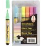 Deko-Textilstifte - 3 mm - Neonfarben - 6 Stk