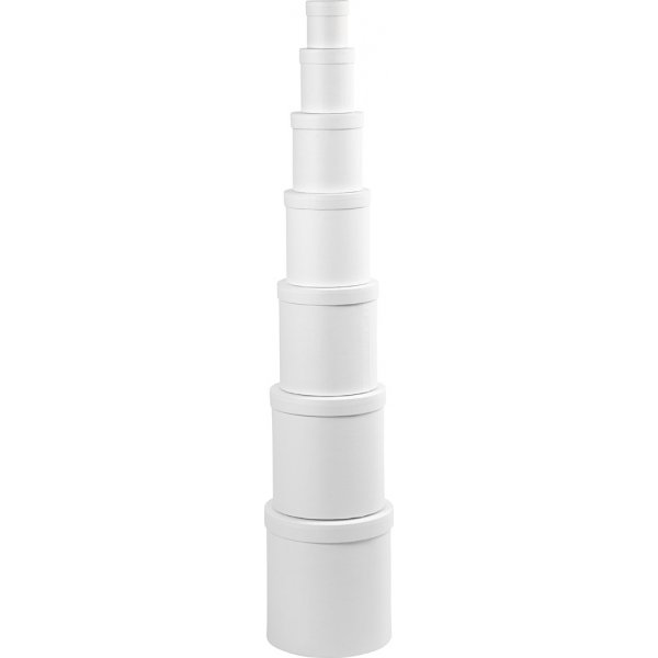 Asche - weiß - rund - 7 Stk Asche - weiß - rund - 7 Stk