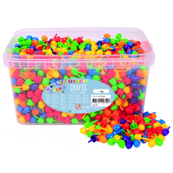 Farbmosaik zwischen 1 kg