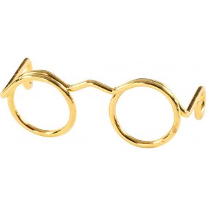 Mini-Artikel - Brillen - Gold - 25 mm Mini-Artikel - Brillen - Gold - 25 mm