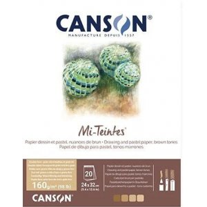 Canson Mi-Teintes Pastellpapier Terre 160g - 24x32 cm Canson Mi-Teintes Pastellpapier Terre 160g - 24x32 cm