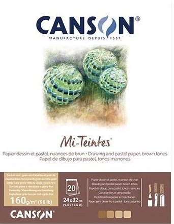 Canson Mi-Teintes Pastellpapier Terre 160g - 24x32 cm Canson Mi-Teintes Pastellpapier Terre 160g - 24x32 cm