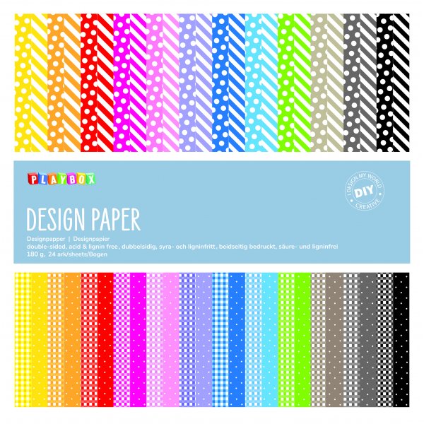 Designblock 305 x 305 mm - 24 Blatt Designblock 305 x 305 mm - 24 Blatt