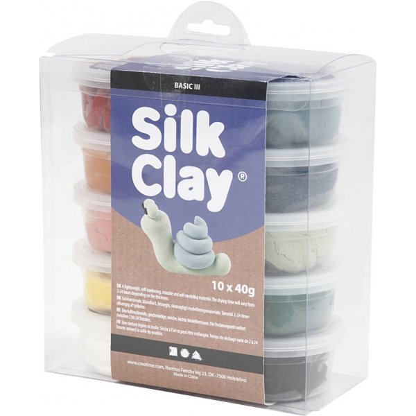 Silk Clay® - matte Farben - 10 x 40 g Silk Clay® - matte Farben - 10 x 40 g