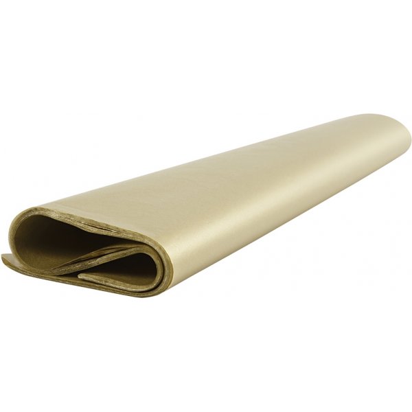 Seidenpapier - Gold - 50 x 70 cm - 14 g - 25 Blatt Seidenpapier - Gold - 50 x 70 cm - 14 g - 25 Blatt