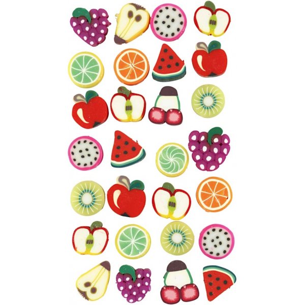 Figurenperlen - Obst - 200 Stk Figurenperlen - Obst - 200 Stk