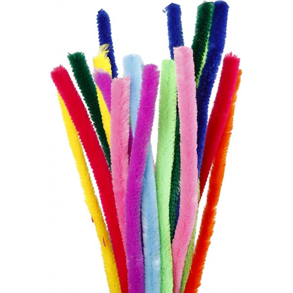 Pfeifenreiniger - Ø15 mm - gemischte Farben - 200 Stk Pfeifenreiniger - Ø15 mm - gemischte Farben - 200 Stk