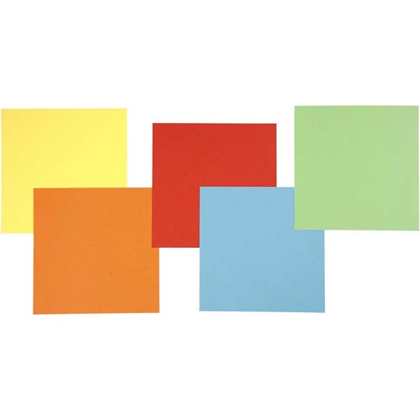 Origami-Papier - gemischte Farben - 15 x 15 cm - 5 x 10 Blatt Origami-Papier - gemischte Farben - 15 x 15 cm - 5 x 10 Blatt