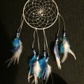 Kundenbild Holzperlen 8,10,12 mm - blaue Mischung, 25 g Größenmischung