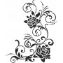 Schablone - Blumen - A4