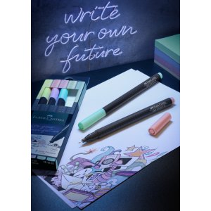 Faserstift-Set - Faber-Castell - Grip Finepen - 5 Farben Faserstift-Set - Faber-Castell - Grip Finepen - 5 Farben