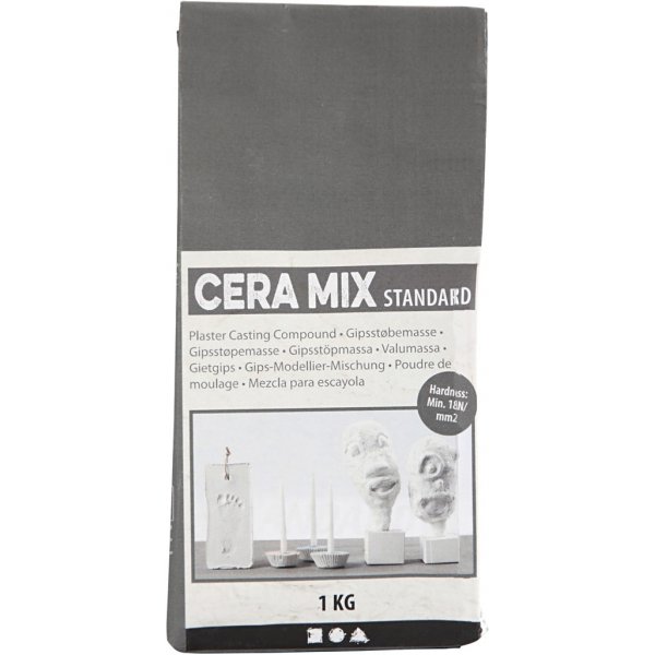 Cera-Mix Standard Modelliergips - hellgrau Cera-Mix Standard Modelliergips - hellgrau