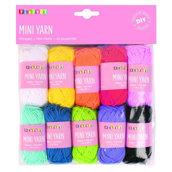 Minigarn Baumwolle - 10x10g Minigarn Baumwolle - 10x10g