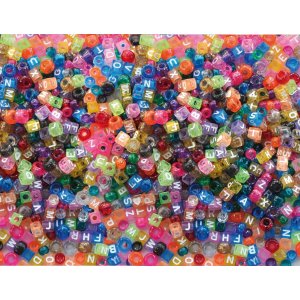 Plastikperlen Kongo & ABC Plastikperlen Kongo & ABC