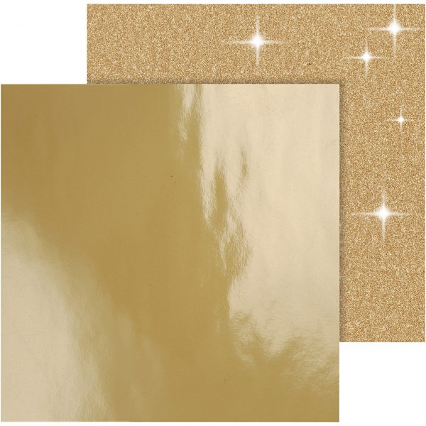 Vivi Gade Designpapier - Gold - 2 Blatt Vivi Gade Designpapier - Gold - 2 Blatt