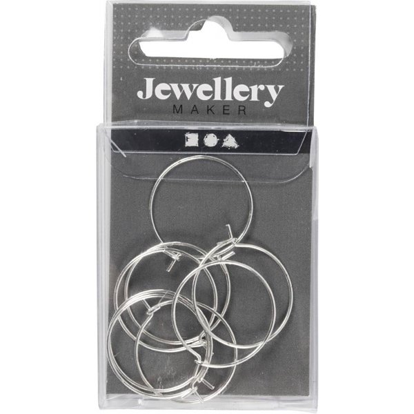 Kreolen - versilbert - 8 Stk Kreolen - versilbert - 8 Stk