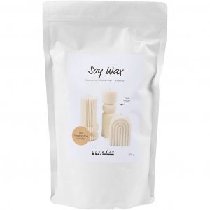 Sojawachsflocken für freistehende Kerzen, Creme, 500 g Sojawachsflocken für freistehende Kerzen, Creme, 500 g