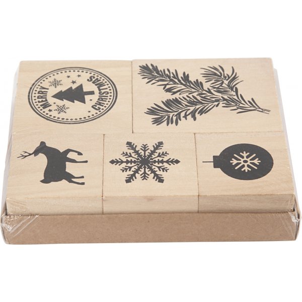 Stempelset - Weihnachten - 5-tlg Stempelset - Weihnachten - 5-tlg