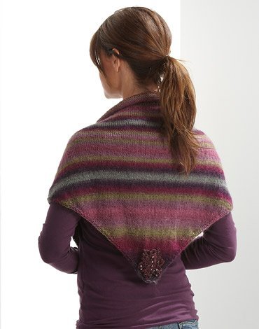 Strickanleitung - Gestrickter Schal mit gehäkelten Sternen Strickanleitung - Gestrickter Schal mit gehäkelten Sternen