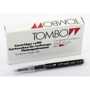 Tombow Rollerball-Kartusche 1,0 mm schwarz Tombow Rollerball-Kartusche 1,0 mm schwarz