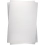 Schrumpffolien - Mattwei - 10 Blatt