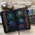 Kundenbild Skizzenbuch Sakura Schwarzes Papier 140g 80 Blatt - 13x21 cm