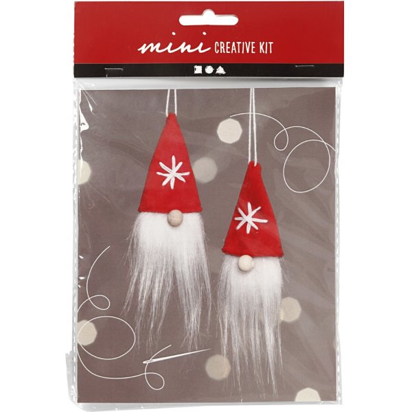 Mini-DIY-Set - hängende Weihnachtsmänner Mini-DIY-Set - hängende Weihnachtsmänner