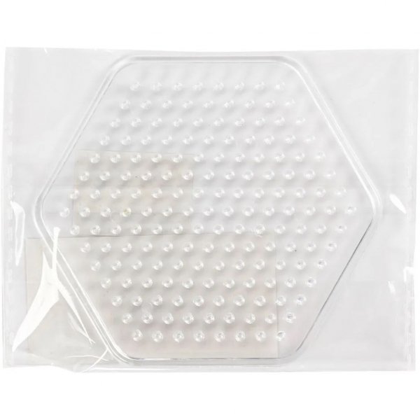 Perlenteller - Klar - Sechseckig - 1 Stk Perlenteller - Klar - Sechseckig - 1 Stk