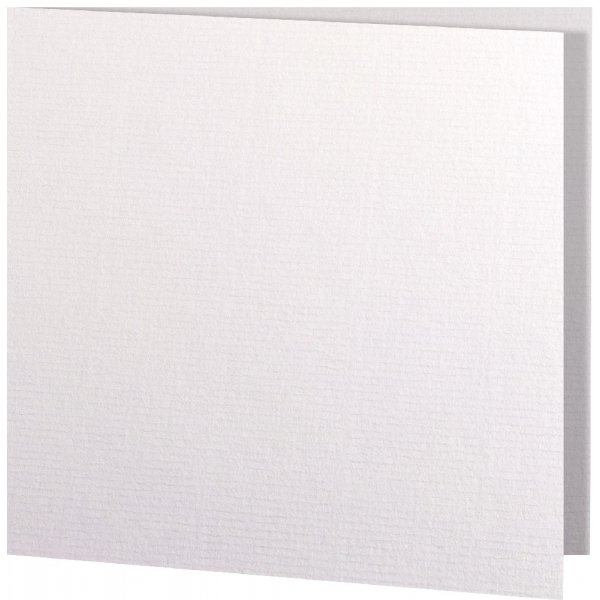Quadratische Doppelkarten von Papperix - 5er-Pack - Wei