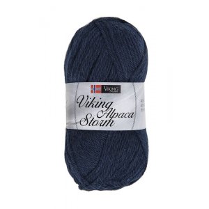 Wikingergarn Alpaca Storm 50g - Marine (526) Wikingergarn Alpaca Storm 50g - Marine (526)