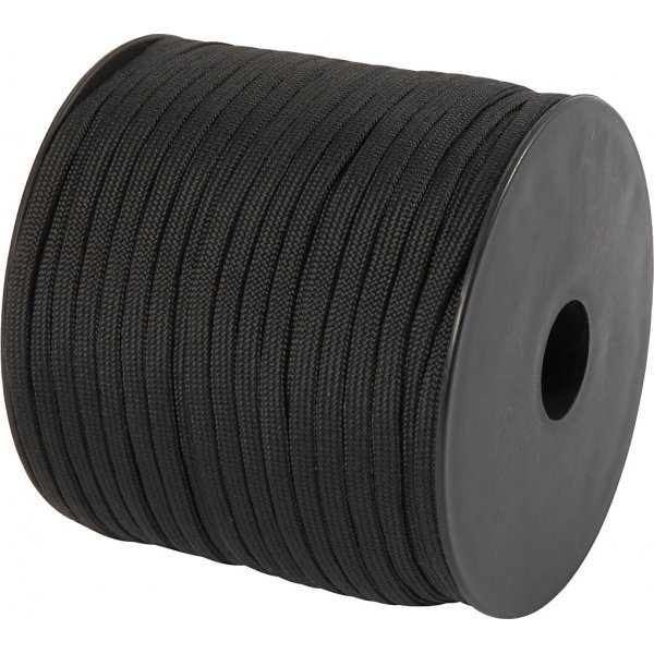 Krawattenschnur - schwarz - 50 m Krawattenschnur - schwarz - 50 m