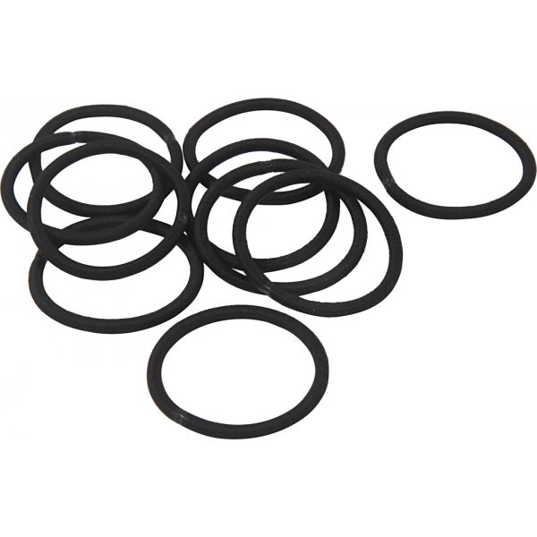 Haargummi - schwarz - 10 Stk Haargummi - schwarz - 10 Stk