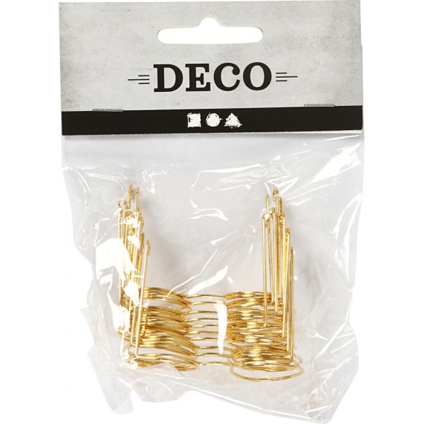 Glser - Gold - 50 mm - 10 Stk