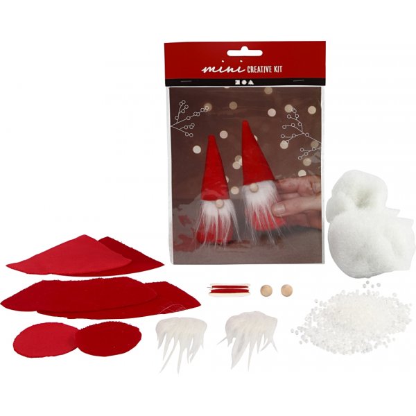 Mini-DIY-Kit - rot - Weihnachtsmnner