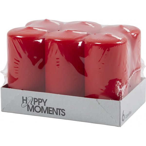 Blocklicht - rot - Ø50 mm - 6 Stk Blocklicht - rot - Ø50 mm - 6 Stk