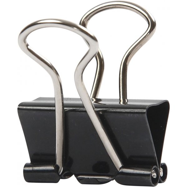 Clips - schwarz - 19 mm - 40 Stk Clips - schwarz - 19 mm - 40 Stk