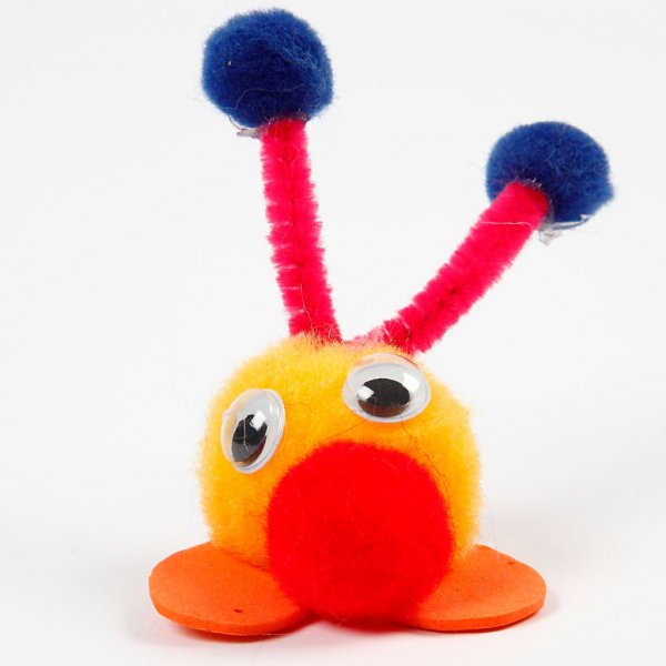 Pompons - gemischte Farben - 200 g