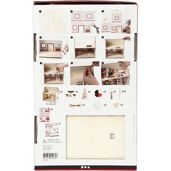 Das Bastelset - Das Haus des Weihnachtsmanns Das Bastelset - Das Haus des Weihnachtsmanns