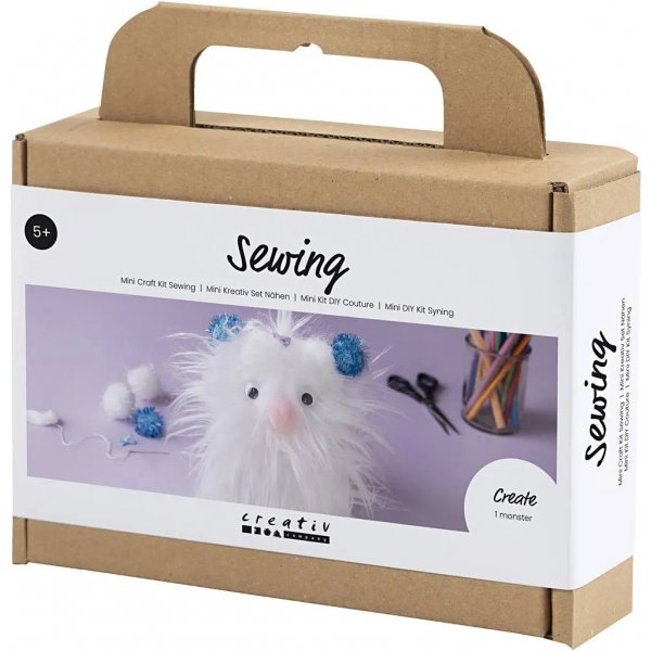 Mini DIY Kit Nähen, gemischte Farben, Monster Mini DIY Kit Nähen, gemischte Farben, Monster