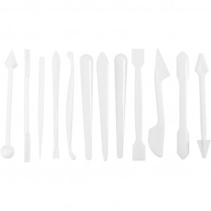 Modellierstäbchen 12,7-14,3 cm, weiß, 12 Stück Modellierstäbchen 12,7-14,3 cm, weiß, 12 Stück