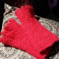 Kundenbild DROPS Brushed Alpaca Silk Garn - 25 g - Rot (07)
