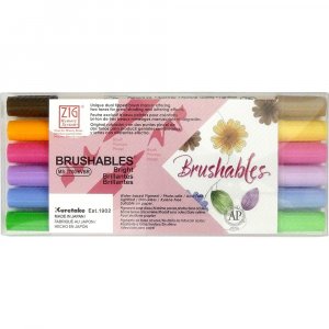 ZIG Brushables Pinselstifte, 6 St�ck - Hell
