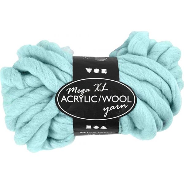 XL-Acrylgarn mit Wolle - 300 g - Trkis