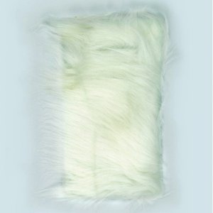 Felltextil 20 x 35 cm - weiß Felltextil 20 x 35 cm - weiß