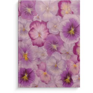 Notizbuch, liniert, A5, Gartenträume, Veilchen Notizbuch, liniert, A5, Gartenträume, Veilchen