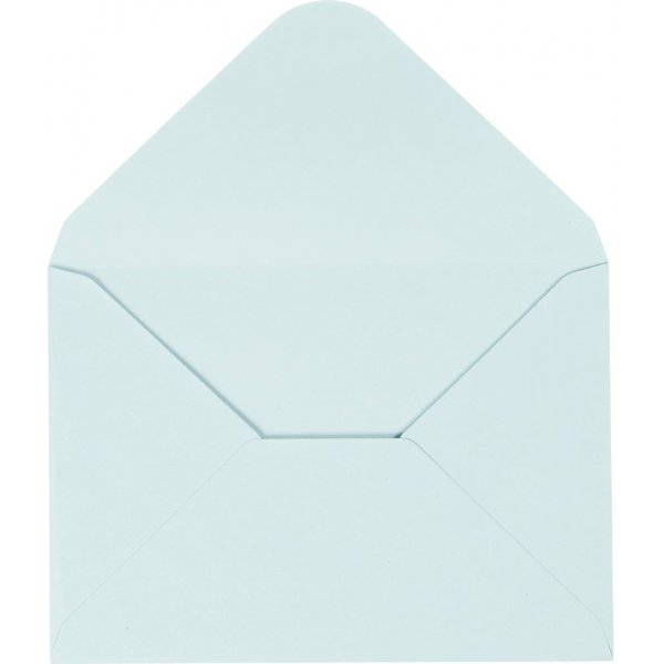 Umschlag - Hellblau - 11,5 x 16 cm - 10 Stk Umschlag - Hellblau - 11,5 x 16 cm - 10 Stk