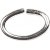 Ovale Ringe - versilbert - 50 Stk Ovale Ringe - versilbert - 50 Stk