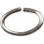 Ovale Ringe - versilbert - 50 Stk
