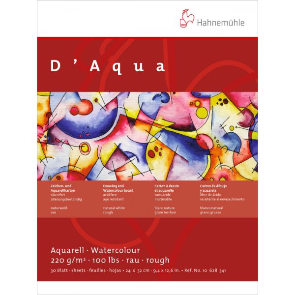 Aquarellblock Hahnemhle D'Aqua 220g grob